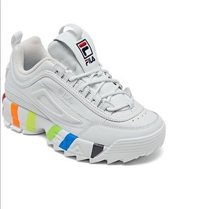 FILA Women's Disruptor 2 Chunky Pride Casual Sneakers